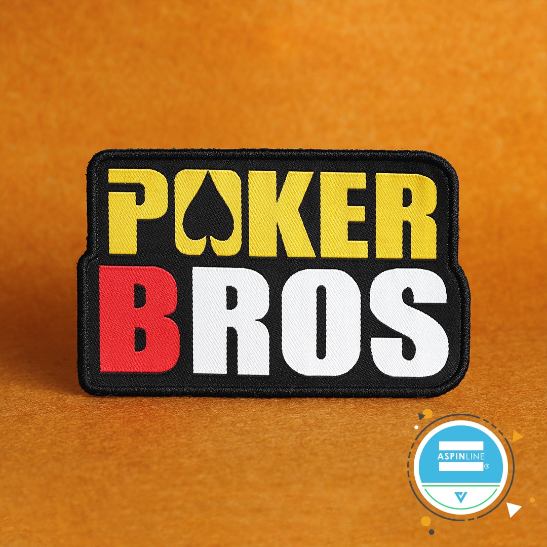 Poker Bros Woven Patch with Merrowed Border

#Aspinline #wovenpatch #wovenpatches #patches #patch #patchwork #patchmaker #patchgame #decopatch #patchcollector #patchcollection #customwovenpatches #patchoftheday #patchescustom #patchlover #patchstyle #patched