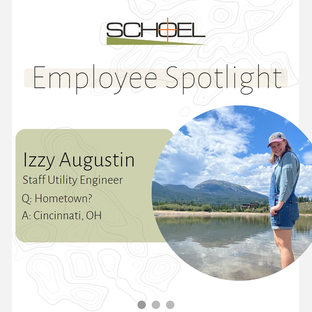 Schoel1888's tweet image. Welcome to the team, Izzy! Izzy is our newest member to our Huntsville office as a Staff Utility Engineer!

#schoel #utilityengineer #huntsville #hsv #alabama #engineering #engineer #landdevelopment #utilityinfrastructure #infrastructure #development #projects #employeespotlight