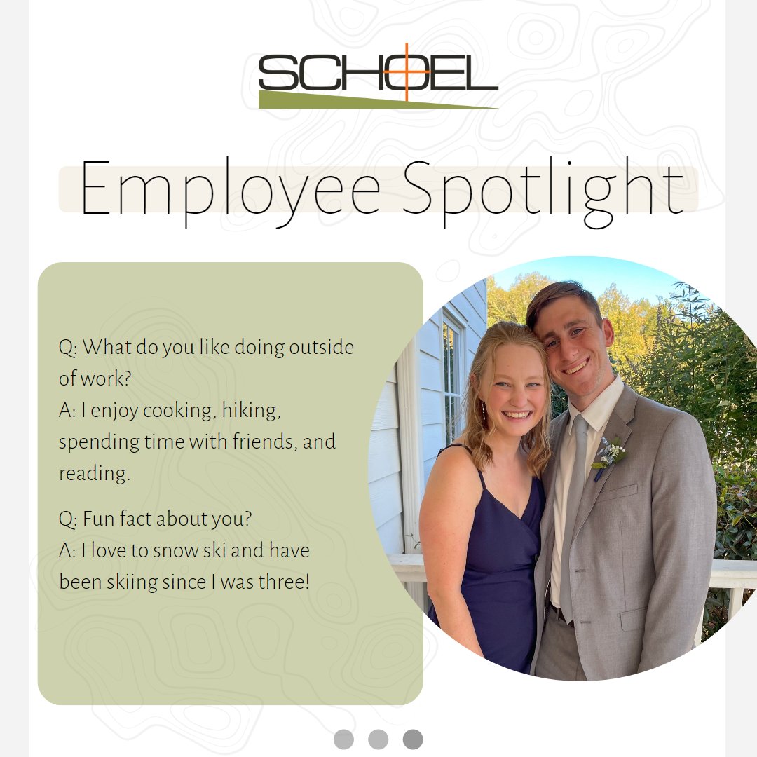Schoel1888's tweet image. Welcome to the team, Izzy! Izzy is our newest member to our Huntsville office as a Staff Utility Engineer!

#schoel #utilityengineer #huntsville #hsv #alabama #engineering #engineer #landdevelopment #utilityinfrastructure #infrastructure #development #projects #employeespotlight