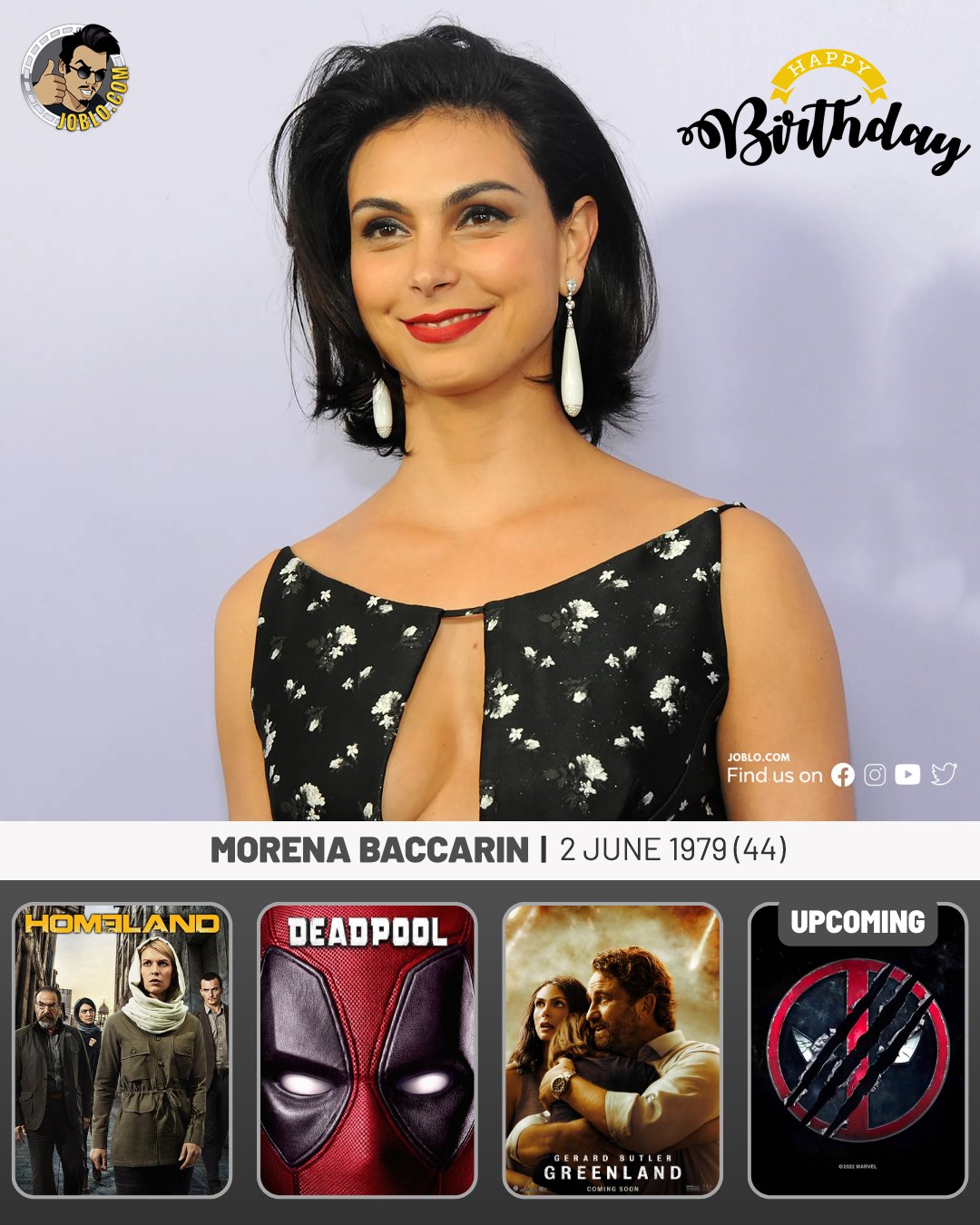 Happy birthday to Morena Baccarin, who turns 44 today!    