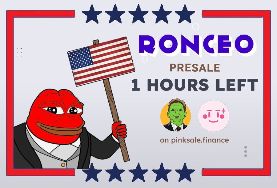 trader_maxey's tweet photo. #FlokiCEO 50z, #LindaCEO 3x，@RonCEO_ETH
 会有几x？

#RonCEO - 灵感来自 Ron De Santis 的领导力和远见的创新模因币！ 

21点开始预售 https://t.co/I5g7VAyB7Z

🌏 网站: https://t.co/UAX1DZAlaE
文档: https://t.co/4UUPu6ETGK
#RON #RonDeSantis

非投资建议，DYOR #DYOR https://t.co/PH6wuO6N0T