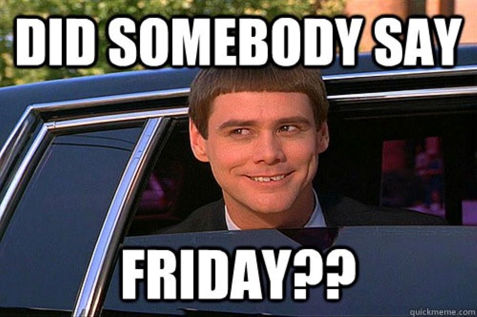 Yep, it's Friday! What do you plan to do with it? #friday #itsfriday #readyfortheweekend #happyfriday #tgif