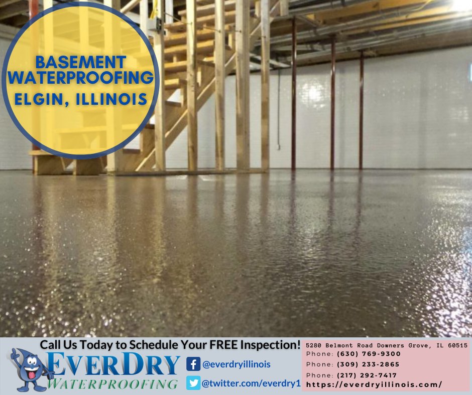 Everdry Waterproofing of Illinois (@EVERDRY1) / X