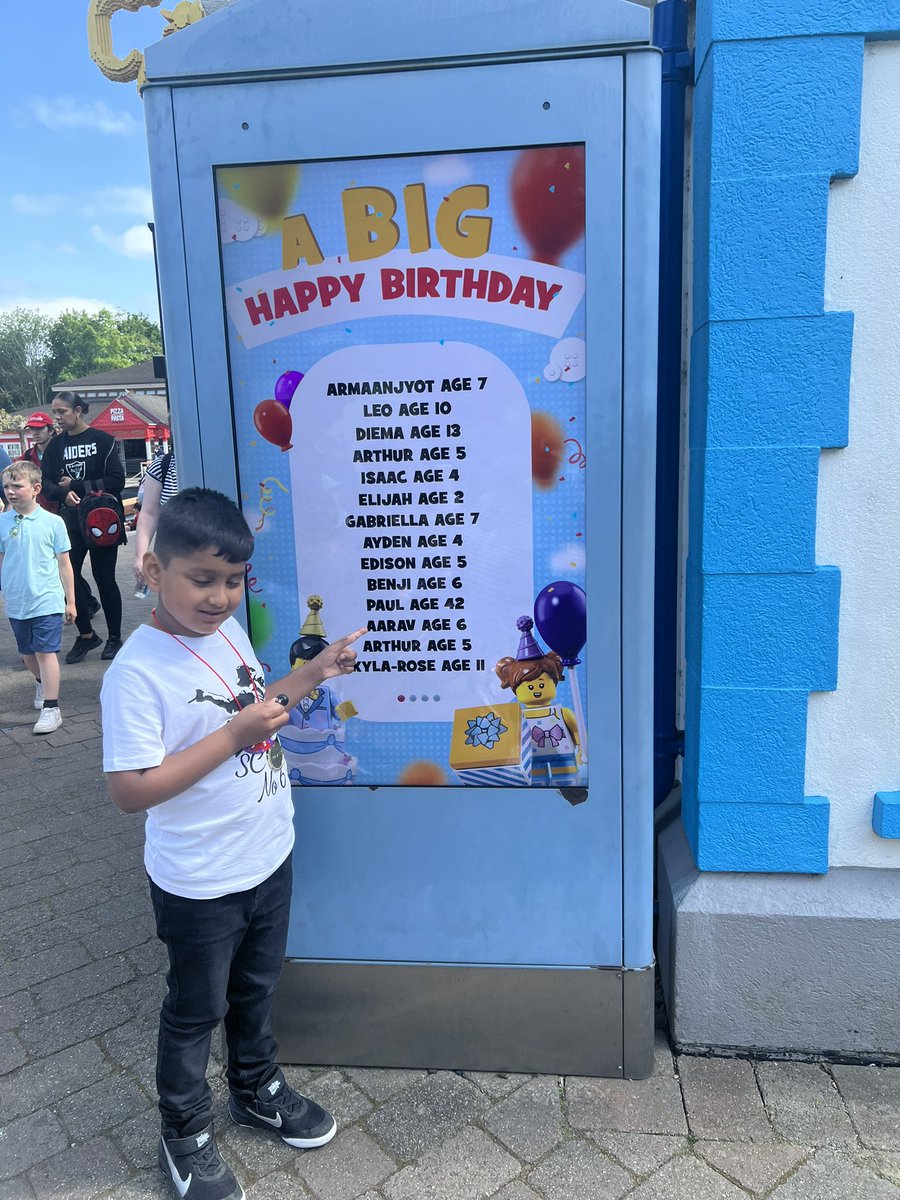 pritin14's tweet photo. @LEGOLANDWindsor #makingmemories Birthday boy at legoland , had the best time celebrating his birthday at Legoland :) #6thbirthday 
@lakshmiTVI @TVInfants @MacBerystede https://t.co/ePelfyDdO5