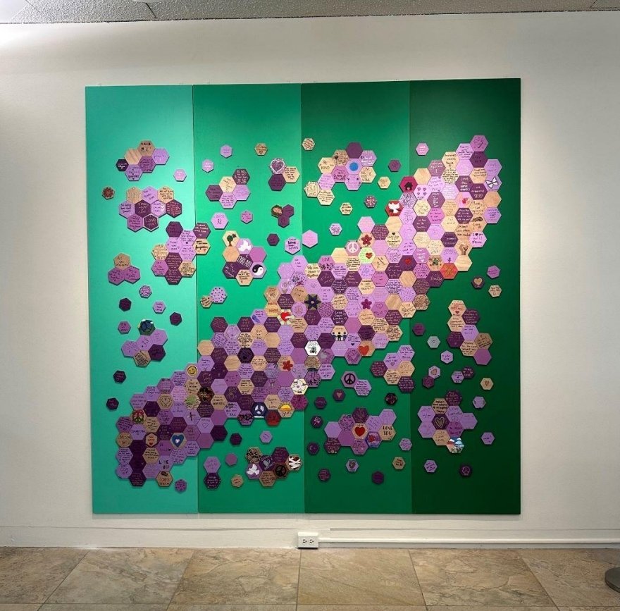 Remember those hexagons we were collecting for a June 6th commemorative art piece with messages of community healing?I'm happy to share that it's been completed and will be available for viewing ar Museum London from June 3rd to Dec. 10th. Thank you to everyone who contributed!