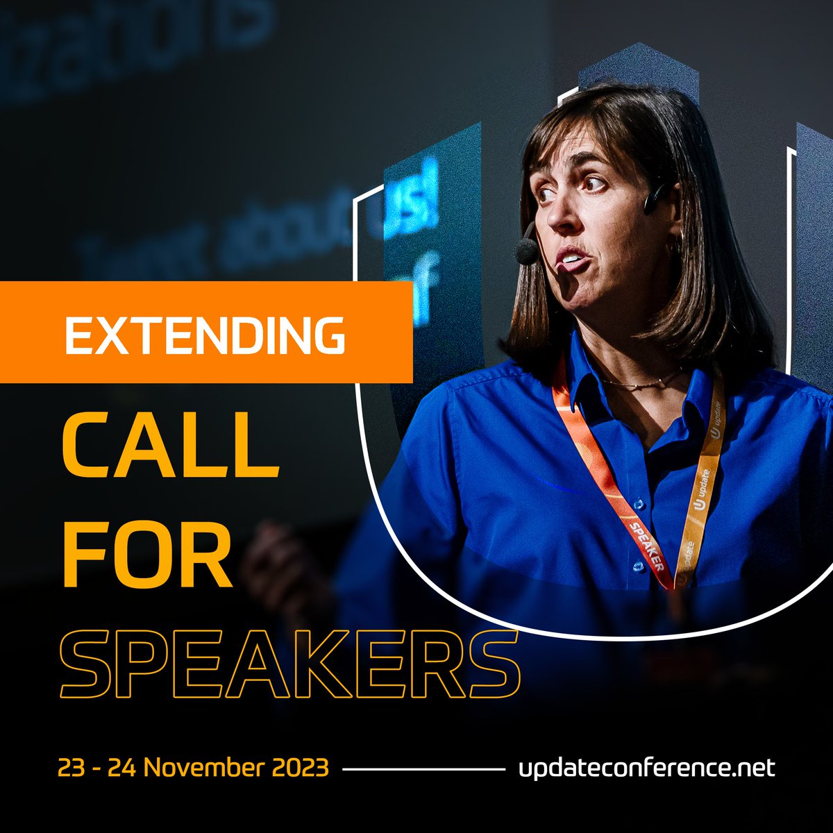 👆 Level Up: Extending the #CallforSpeakers with additional shorter talk formats and more!
The standard session duration is 50 minutes. Feel free to add a note about the time to provide details!
SUBMIT A SESSION ✅ updateconference.net/en/call-for-sp…

#updateconference #ITconference #UCP