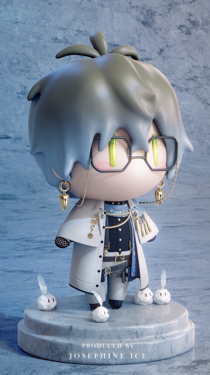 josephine_ice's tweet image. FIGURINE IKEY!!
3D model of little ikey and quilldren created in Blender💙
#ikenography #IkeEveland #blender #b3d