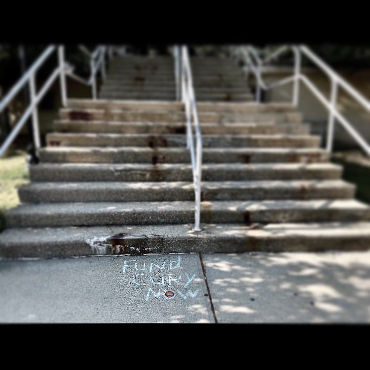 THANK YOU to CUNY Prof. Susan Naomi Bernstein for these powerful photographs and image descriptions of chalking installations at Queens College CUNY!!   #FullyFundCUNY #FundCUNY  #APeoplesCUNY #FixCUNY #FreeCUNY #InvestInCUNY #NewDeal4CUNY #CareNotCuts