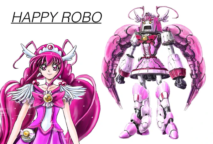 #絵柄が好きっていう人にフォローされたい #イラスト好きさんとつながりたい #プリキュア #プリキュアート プリキュアシリーズに出てくるメカニックを本気で描き込む。