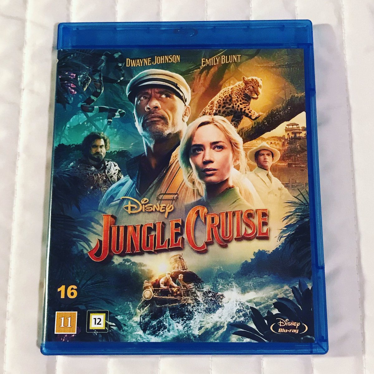 Watching 'Jungle Cruise' (2021) on Blu-ray. Adventure movie starring Dwayne Johnson, Emily Blunt, Édgar Ramírez and Jack Whitehall. 🎥🎞

#JungleCruise #DwayneJohnson #EmilyBlunt #EdgarRamirez #JackWhitehall #Disney #adventuremovie #bluray