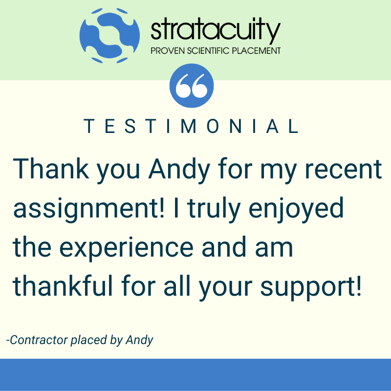 🎉 It's #testimonialfriday! Our placements are grateful for our guidance & support, and we're thrilled to help them succeed. Today, we highlight Andrew Hartmann and his outstanding work. Congrats! 👏 #peoplefirstculture 💼 #corevalues 🌟 #nowhiring 🔍 #norest 💪