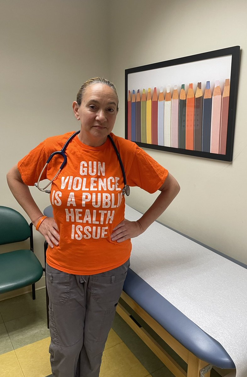 Today on #nationalgunviolenceawarenessday I #WearOrange because guns are the  #1 killer of children in the US. We must reverse this horrifying statistic.  I’m proud of my work advocating for gun safety legislation like universal background checks , safe storage & ERPO here in NYS