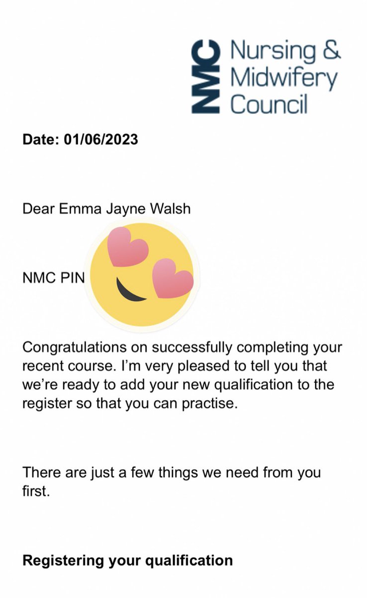 Just wanted to share this 🥰 thank you to everyone along the way, what a journey - but I made it! 🎉#proudtobeanurse #NHS #NQN #CPN #maturestudent <a href="/DrTWilliamson/">#Hellomynameis Tracey Williamson</a> <a href="/erinhumphreys13/">Erin Humphreys</a> <a href="/dementia_nurses/">Nyrsys Dementia - Dementia Nurses</a> <a href="/WeStudentNurse/">WeStudentNurses 💙</a>
