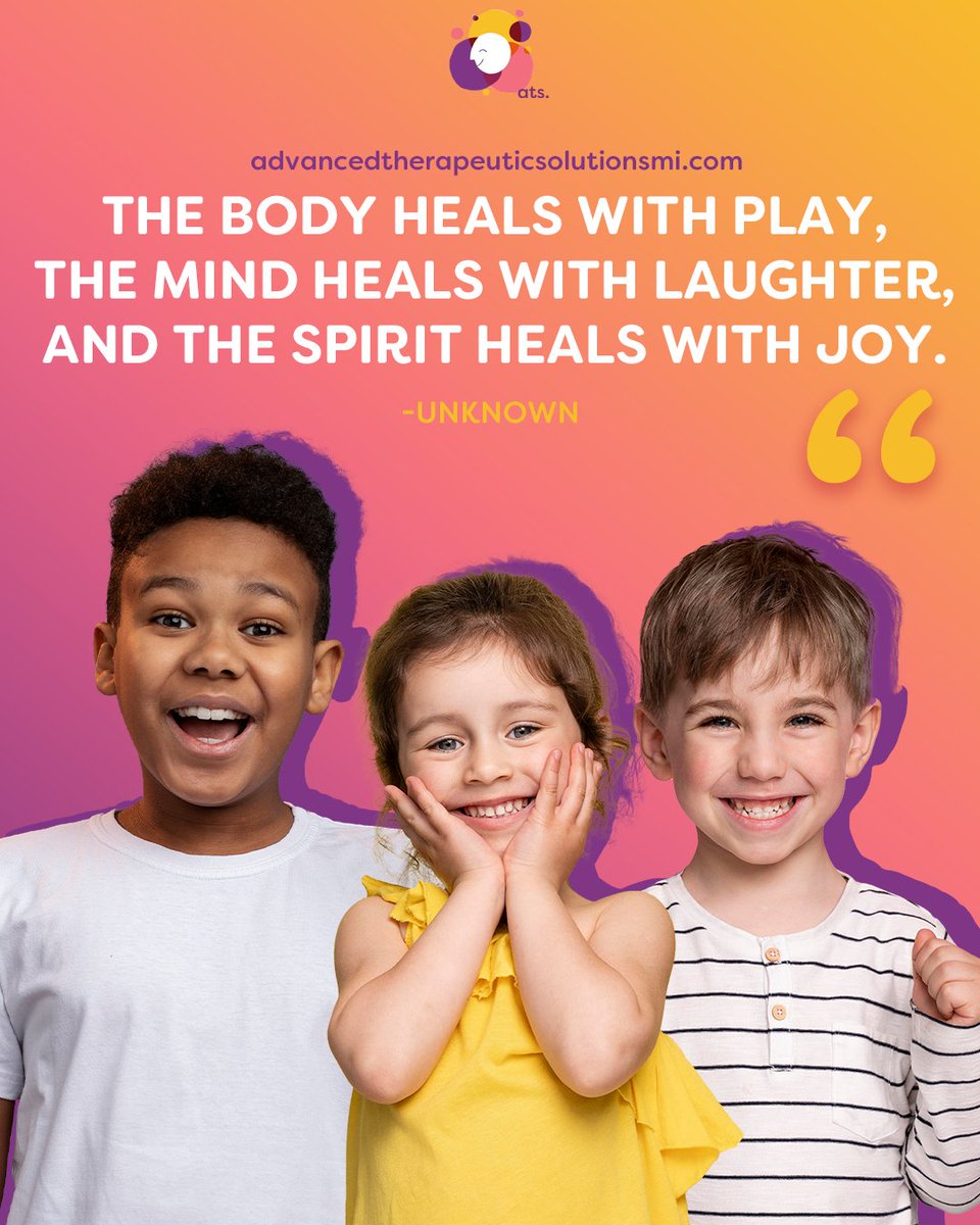The body heals with play, the mind heals with laughter, and the spirit heals with joy. Embrace recreation's transformative power in your healing journey. Join us at #ATS for holistic well-being through play, laughter, and joy.

#HealingJourney #HolisticWellbeing