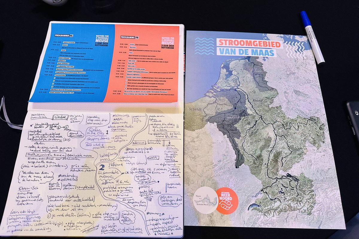 Frodo1977's tweet photo. Inspiring and action-oriented #DrinkableRivers community gathering in #Rotterdam. It’s about leadership, courage & a mission-oriented vision 💙 looking forward to be part of this transformation from wasted #rivers towards #SwimmableRivers #DrinkableRivers https://t.co/8PyrOFWvG7 https://t.co/uccFhTHNd1