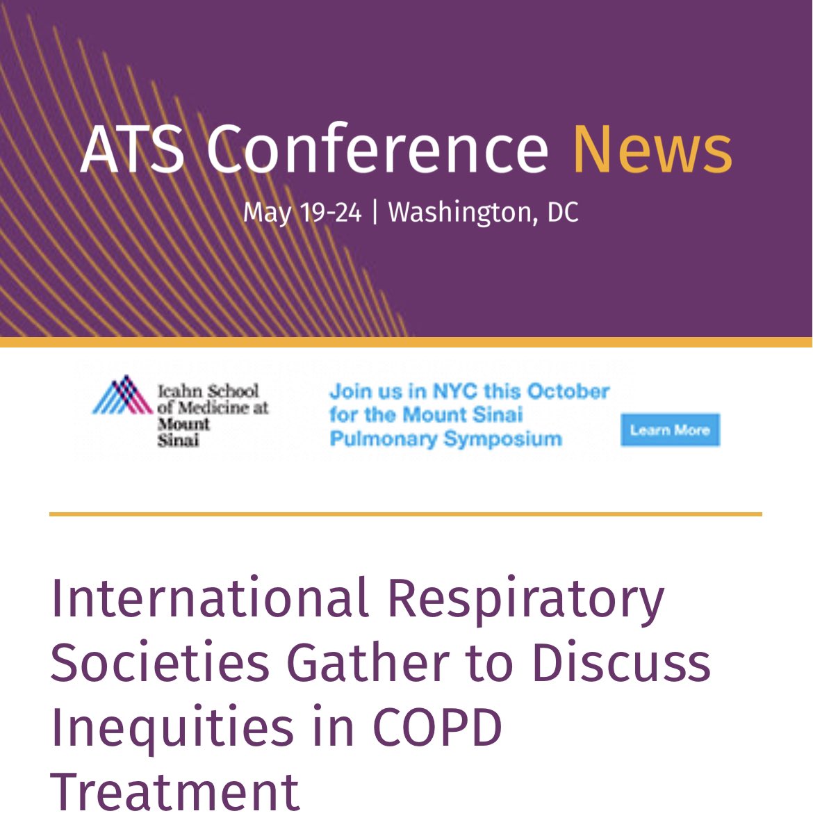 The Challenges of Access to Medicines and the Impact of Public and Private Health Policies in the Americas.
Learn more about this great #ATS2023 session here 

atsconferencenews.org/international-…