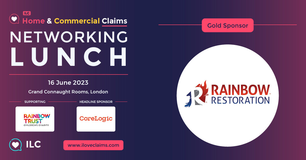 RainbowRestUK's tweet photo. Only two weeks to go until the @iloveclaims (ILC) Home &amp; Commercial Claims Networking Lunch and we're delighted to be ⭐GOLD⭐ Sponsors! 

The event takes place at the Grand Connaught Rooms, London on the 16th June. 

#ILoveClaims | #GoldSponsor https://t.co/6e0G7fZnSe