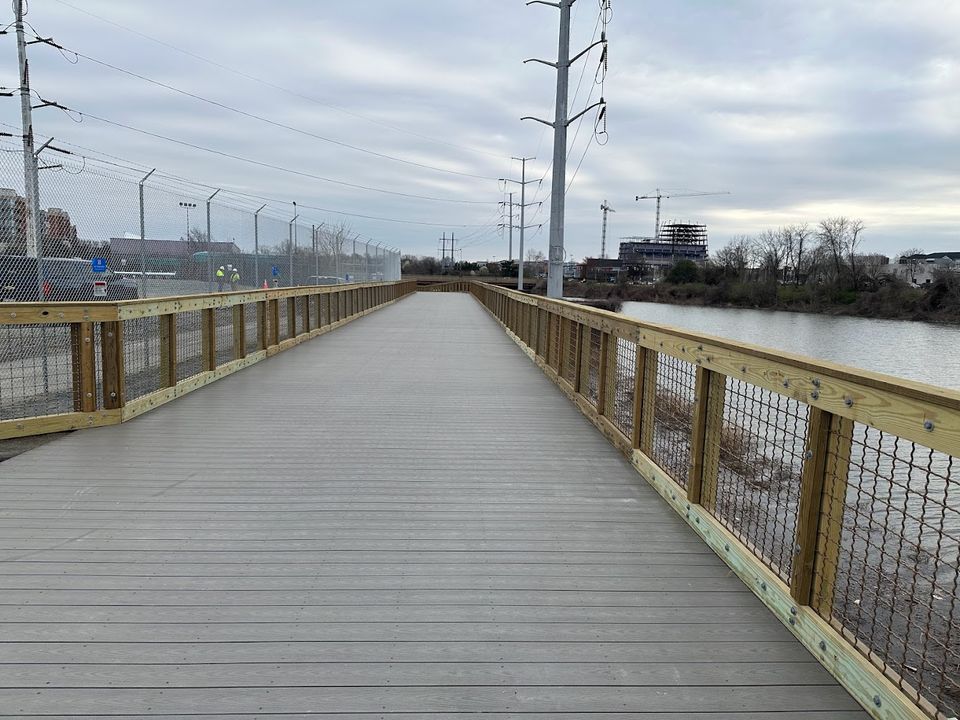 Heads Up! The Glebe Substation boardwalk will have a non-slip coating added to the boardwalk on June 3rd &amp; 4th. One half of the boardwalk will be closed, and the other half will be open to trail traffic. Proceed with caution.
