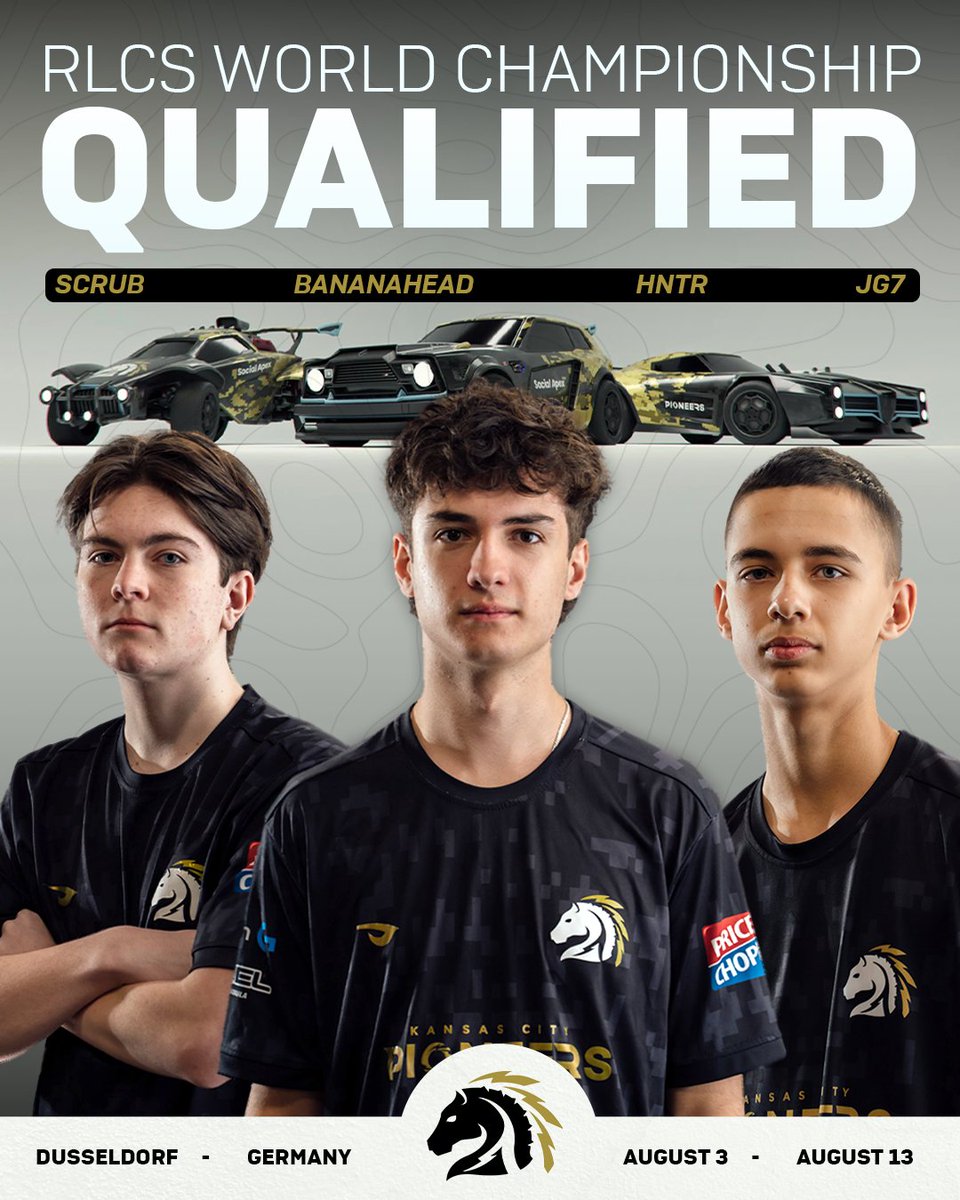📢 THE PIONEERS ARE GOING TO RLCS WORLDS 🌎

After our dominant performance in the OCE Spring Invitational, the boys locked in their spot for the RLCS World Championship in DÜSSELDORF, GERMANY 🇩🇪 

<a href="/ScrubbedA/">Scrub</a> | <a href="/bbananahead/">bananahead</a> | <a href="/hntrrlo/">CBB hntr</a> | <a href="/JG7tv/">james 🇵🇸</a>
