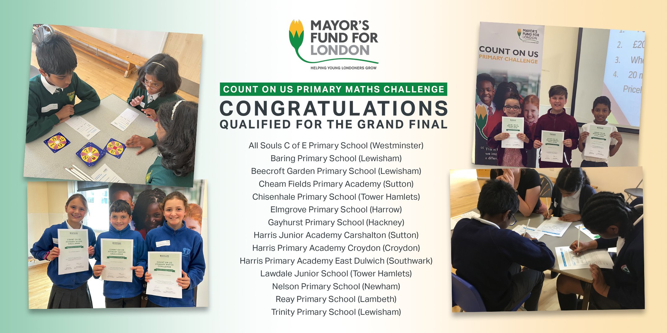 Cheam fields primary on twitter rt mayorsfund congratulations to