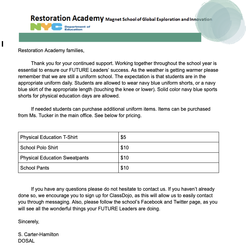 Restoration Academy Magnet School Brooklyn (@rams_ms301k) on Twitter photo 