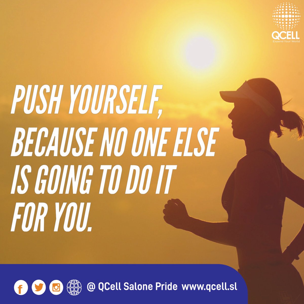 #SaloneTweets #Salonemessenger
#Tuesdayinspiration
Push yourself, Because no one else is going to do it for you.
Happy Tuesday...🥰
#QCellSL