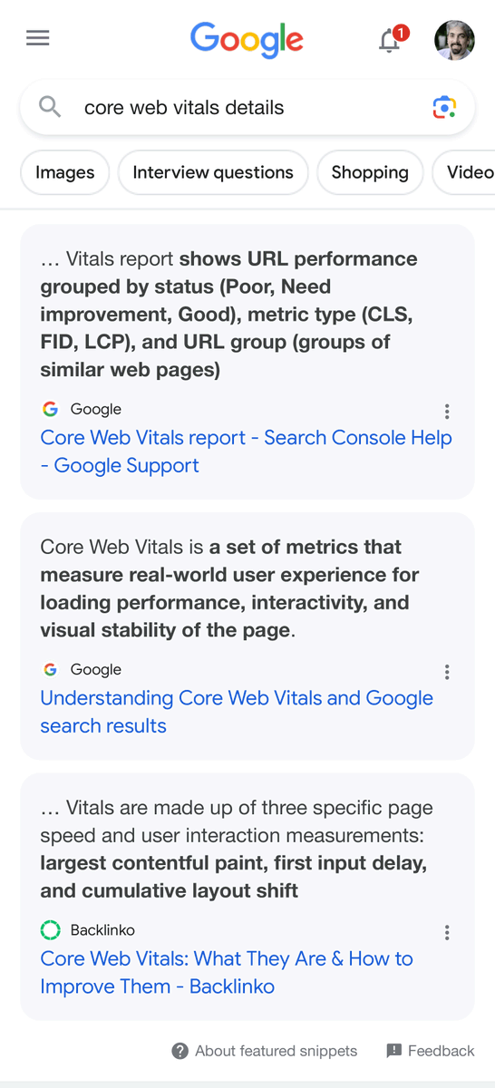 rustybrick's tweet photo. Google Search rolling out improvements to featured snippets on desktop - with two or more https://t.co/JTwHkfFPqD https://t.co/nJG2bY7Jcd
