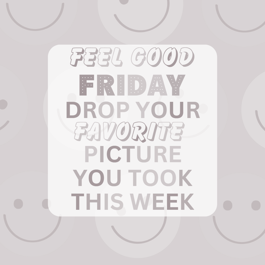 It's Feel Good Friday! Drop your favorite picture you took this week! 📸🤳