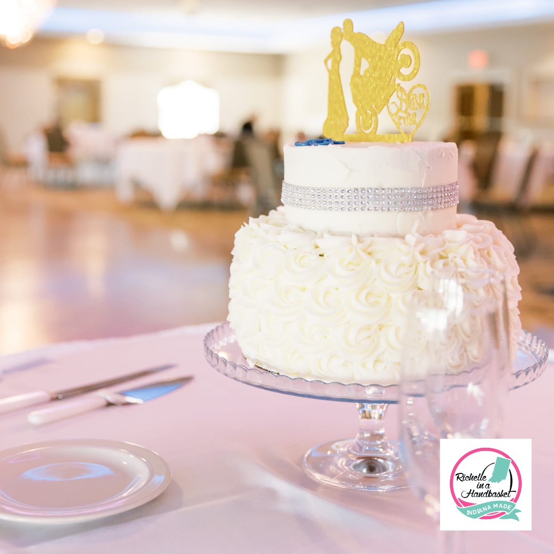 We can provide you with #MadeSimply #SimplyDelicious customized desserts and catering for your #SummerWedding! Let us help you plan your five star day! #RichelleInAHandBasket #IndianaMade #WeddingCake #Love #SoGood