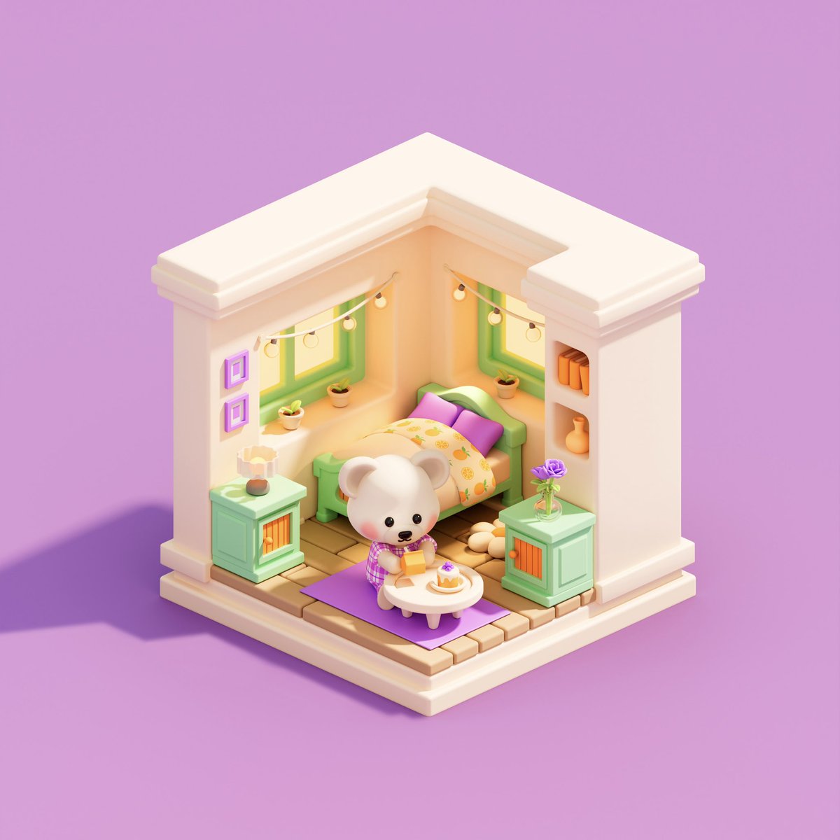 build_lou's tweet photo. 🐻‍❄️🐻‍❄️🐻‍❄️
#b3d #blender #isometric #3d https://t.co/0nsE2C1PP5