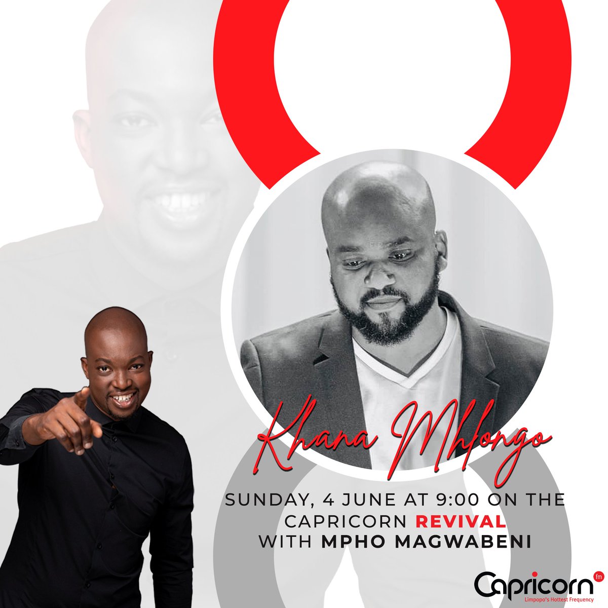 CapricornFM's tweet photo. This Sunday! Gospel Singer and Songwriter, @Khana_Mhlongo joins @mpho_magwabeni on the #CapricornRevival for a #CapricornLiveRevival like no other.

🔥 | Set a reminder and listen in here; https://t.co/11wJKBmH7Q. https://t.co/Qr2dZrveew
