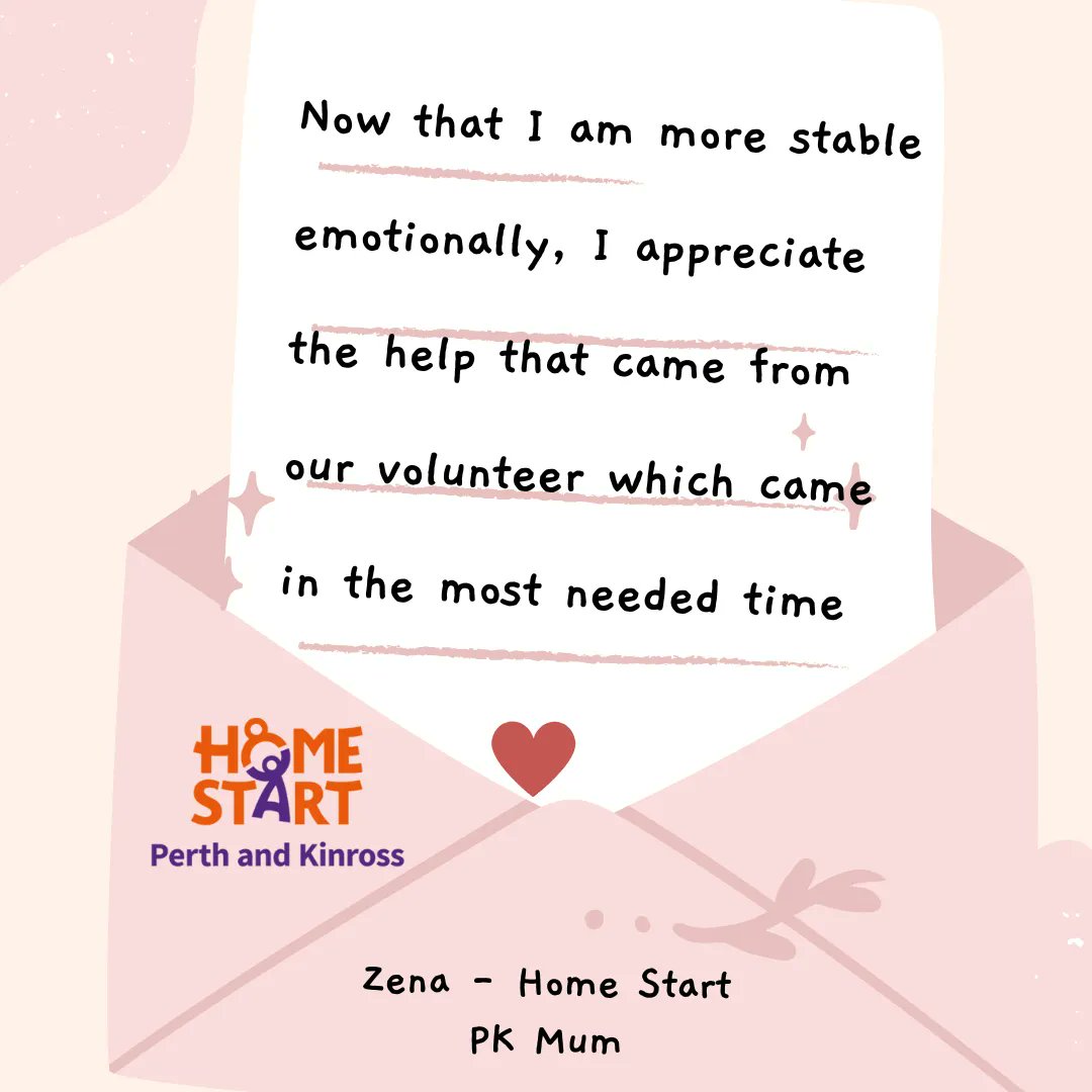 Another #FridayFeedback for #volunteersweek - once a family has ended with us it's lovely to see how far they have come and the difference their volunteer made to their lives ❤ #HomeStartVolunteer #volunteerfestival #VolunteersWeek #heartofhomestart