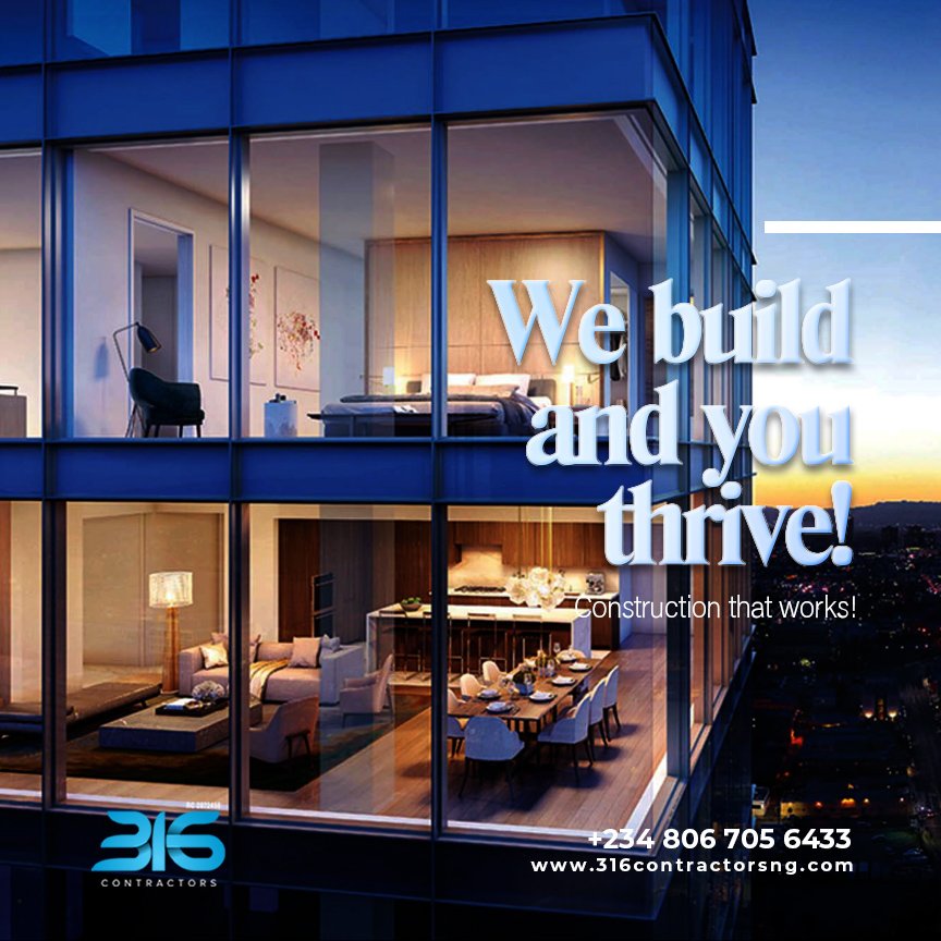316Contractors's tweet photo. Won't you rather work with us?
Our construction work makes you thrive effortlessly.
We are 316 Contractors!

#316contractors #316contractorsproject #constructionthatworks #building #buildingdesign #buildingconstruction #roadconstruction #realestate https://t.co/J7UJQhPiH7