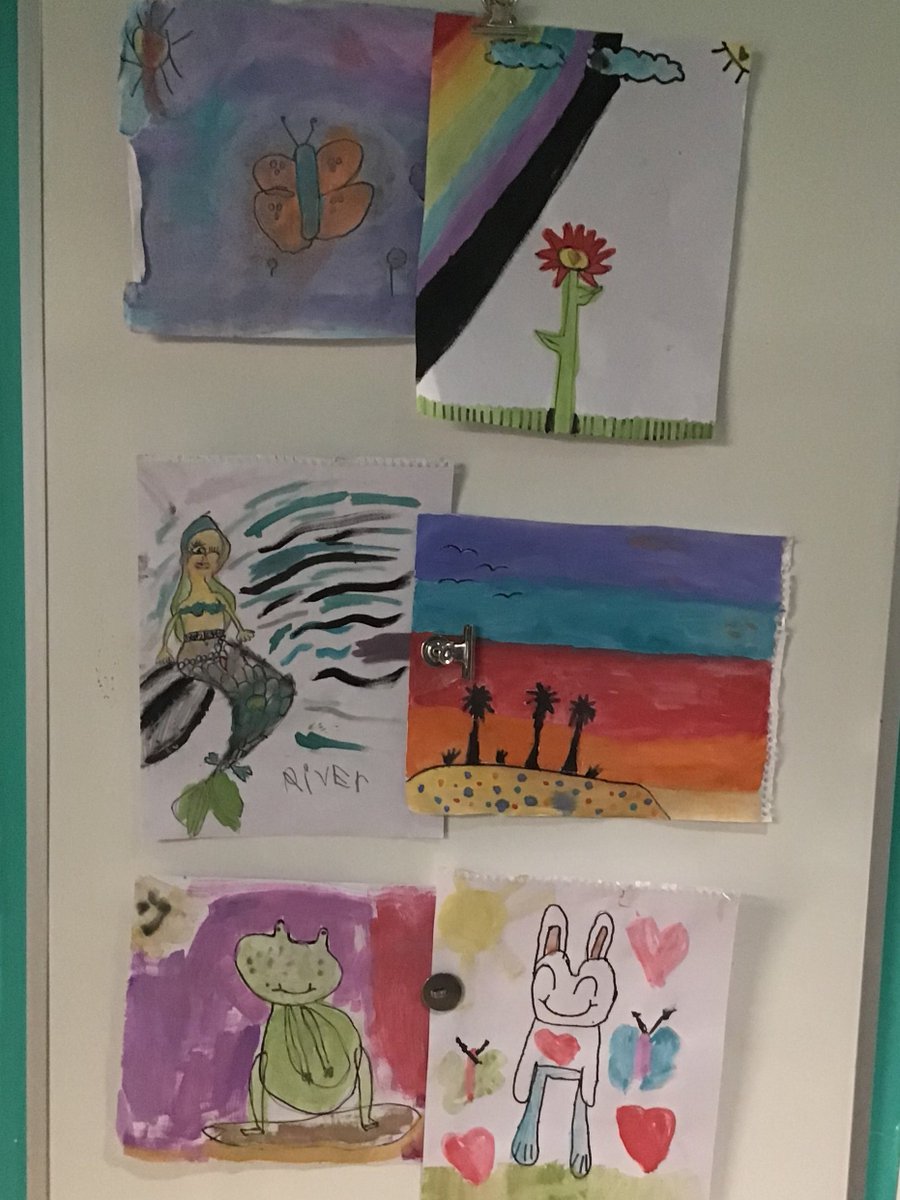 We spent some time yesterday doing open-ended water colour painting. The results are amazing. There is so much artistic talent in 1-4! <a href="/DesmondHDSB/">Viola Desmond Public School</a>