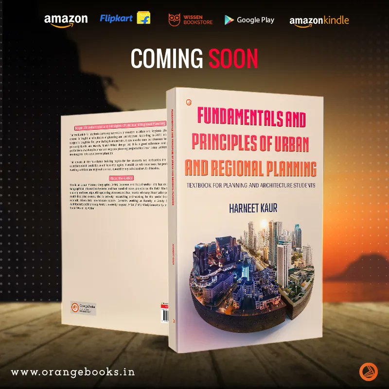 Harneet Kaur's book "Fundamentals and Principles of Urban and Regional Planning" is Coming Soon on Amazon, Flipkart, and Play store.
.
.
.
#orangebooks #newbook #bookstagram #books #booklover #author #bookworm #reading  #booklovers #newarrival  #urbanregionalplanning