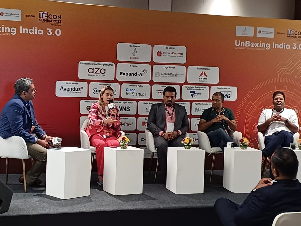 KPMGIndia's tweet image. #Antifragile is the mantra that organisations have to follow to prevent external shocks from impairing their business models: Vishnu Pillai, @KPMGIndia at #TiEconMumbai2023. #startupconference @TiEMumbai