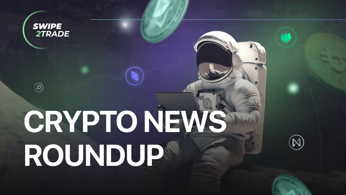 ⚡️Here's a roundup of the week’s biggest crypto stories:

👉 European Central Bank finalises Digital Euro prototype.
👉 Dogecoin investors accuse Elon Musk of insider trading
👉 Satoshi Nakamoto becomes AI chatbot

Big Swipe2Trade updates are on the way, so stay tuned!