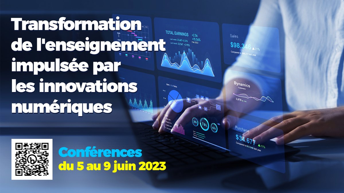 cycle de conférences autour de la transformation de l'enseignement impulsée par les innovations numériques.