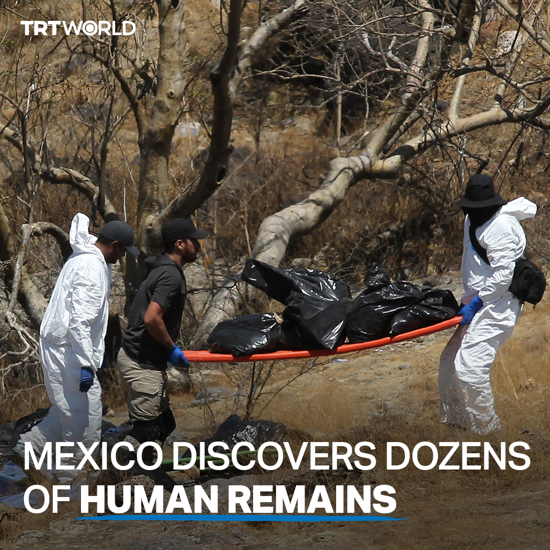 TRT World on Twitter "Fortyfive bags with human remains have been
