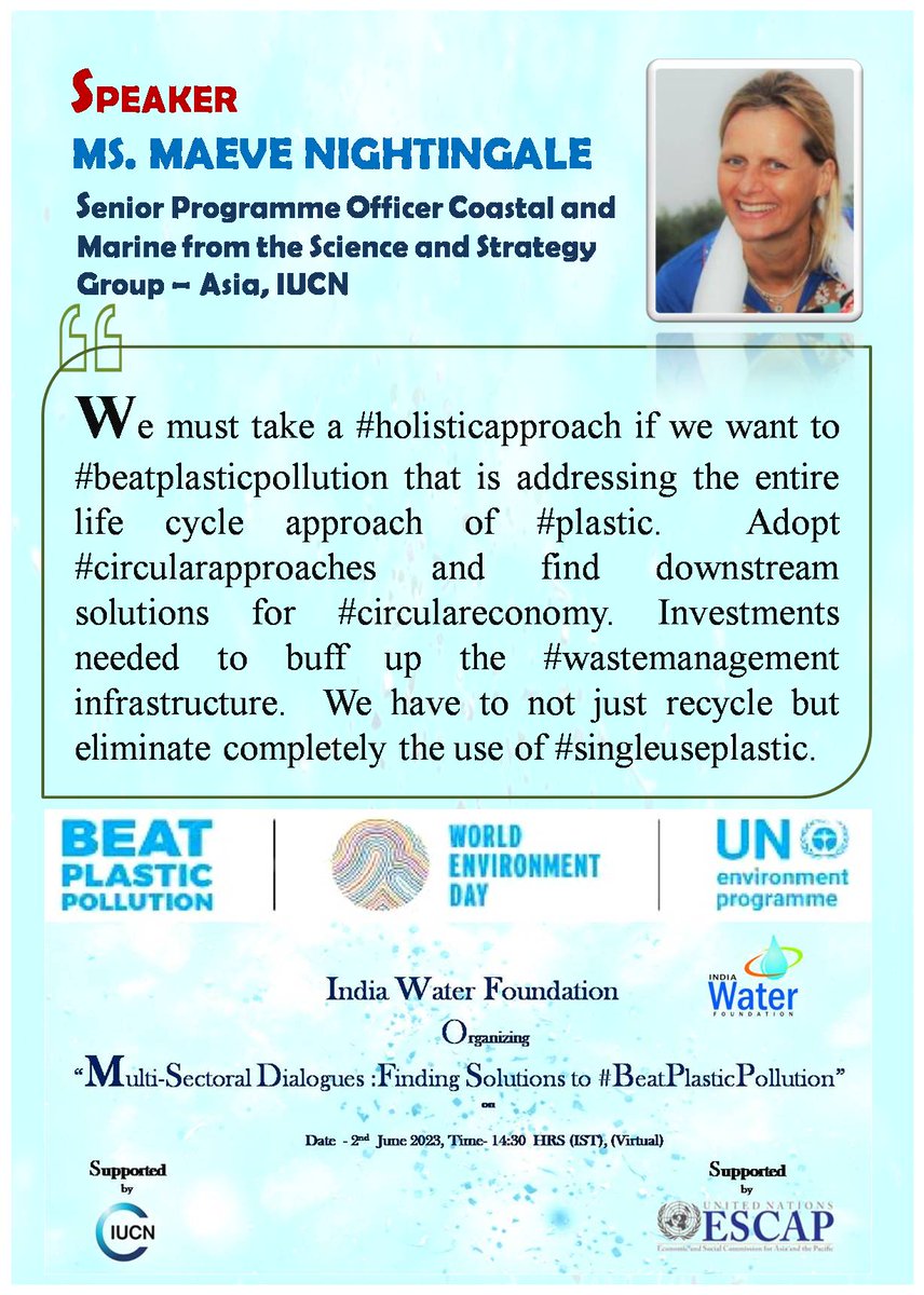 IndiaWaterFoun1's tweet photo. #CircularApproach #WasteCollection #PlasticPollution #sustainableconsumption #BeatPlasticPollution #sustainablealternatives #CircularEconomy @g20org @PMOIndia @ErikSolheim @drarvindkumar1 @UNEP @UNESCAP @NITIAayog @IUCN @icimod @hiteshvaidya @giz_gmbh @sshwetatyagi https://t.co/zvCxk7VesA