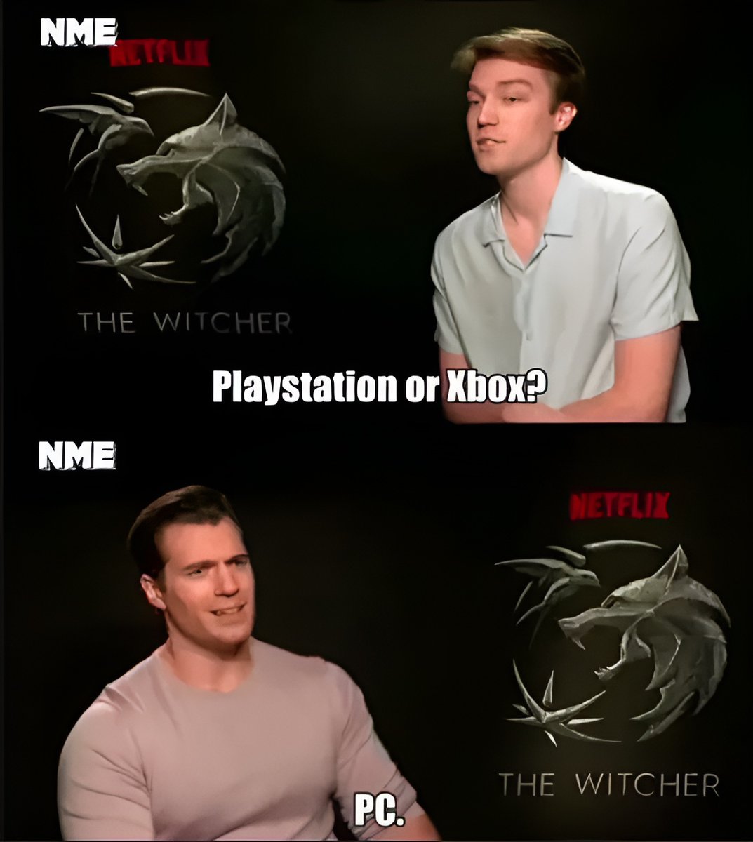 PlayStation or Xbox?

PC. 
#HenryCavill #PCMR