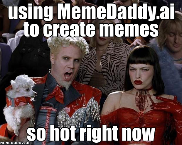benscharfstein's tweet photo. We’re pumped to launch MemeDaddy[.]ai

It's incredibly simple. You give it a topic, MemeDaddy uses AI to generate funny memes. https://t.co/uTrrbATvlj