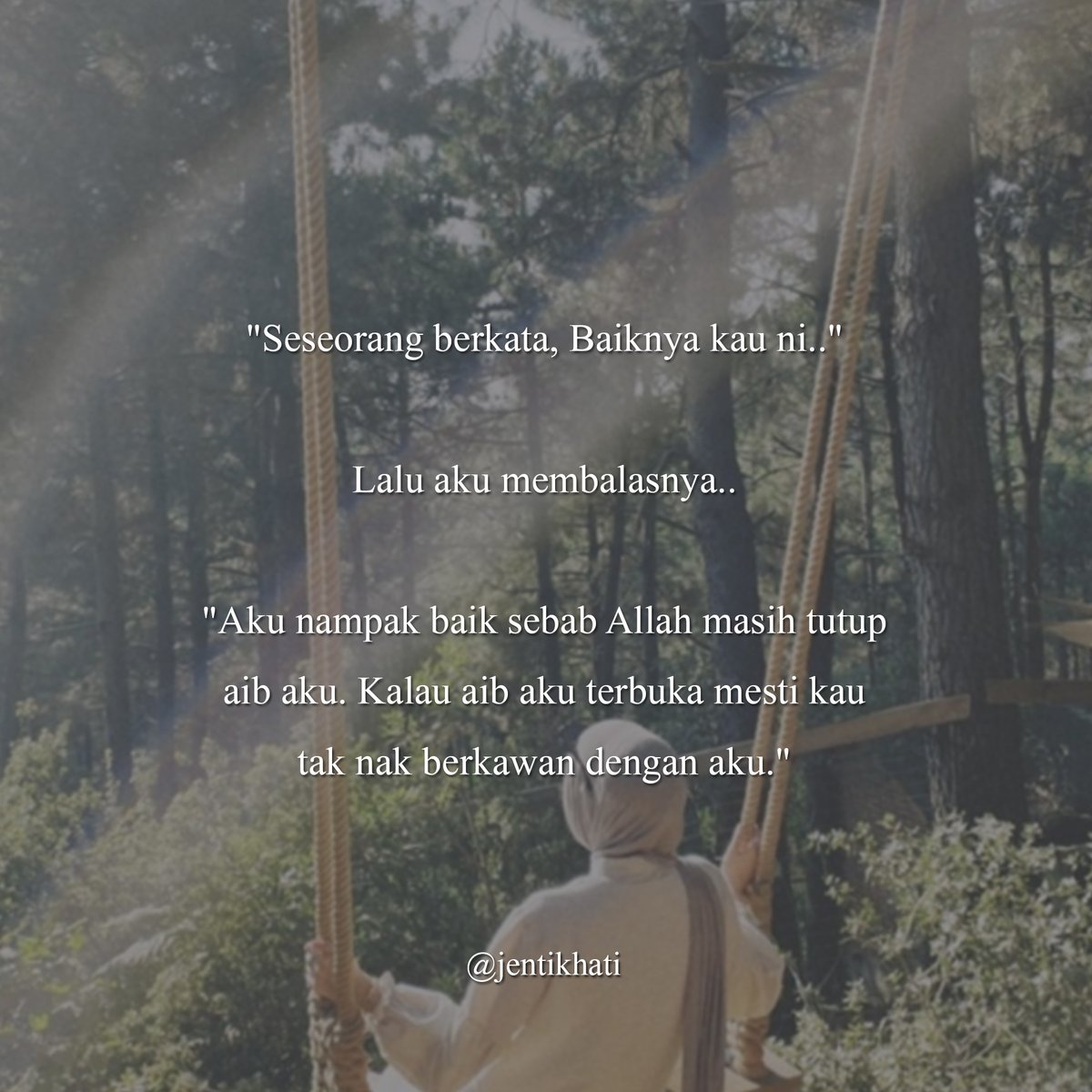jentikhati on Twitter: "Sentiasa la berdoa agar Allah pelihara aib kita