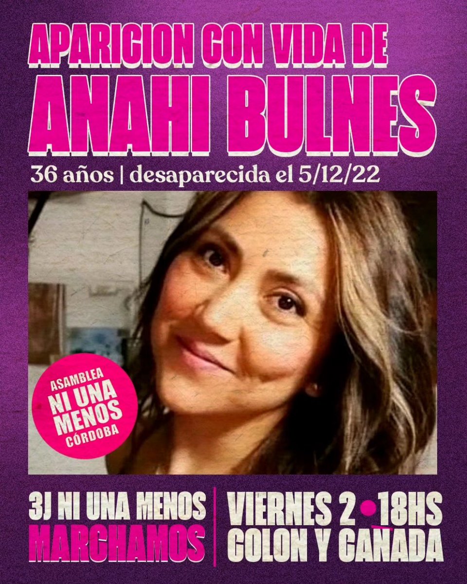 DÓNDE ESTÁN? 
Que aparezcan con vida ya!!! 🔥
✊🏼 Porque a 8 años del primer #3J ,  sigue siendo urgente y necesario el grito de #NiUnaMenos
🔥Con ajuste, represión y FMI no hay #NiUnaMenos
🔻2 de junio - 18 hs - Colón y Cañada 
 #VivasNosQueremos #parendematarnos #3J 
#NoAlFMI