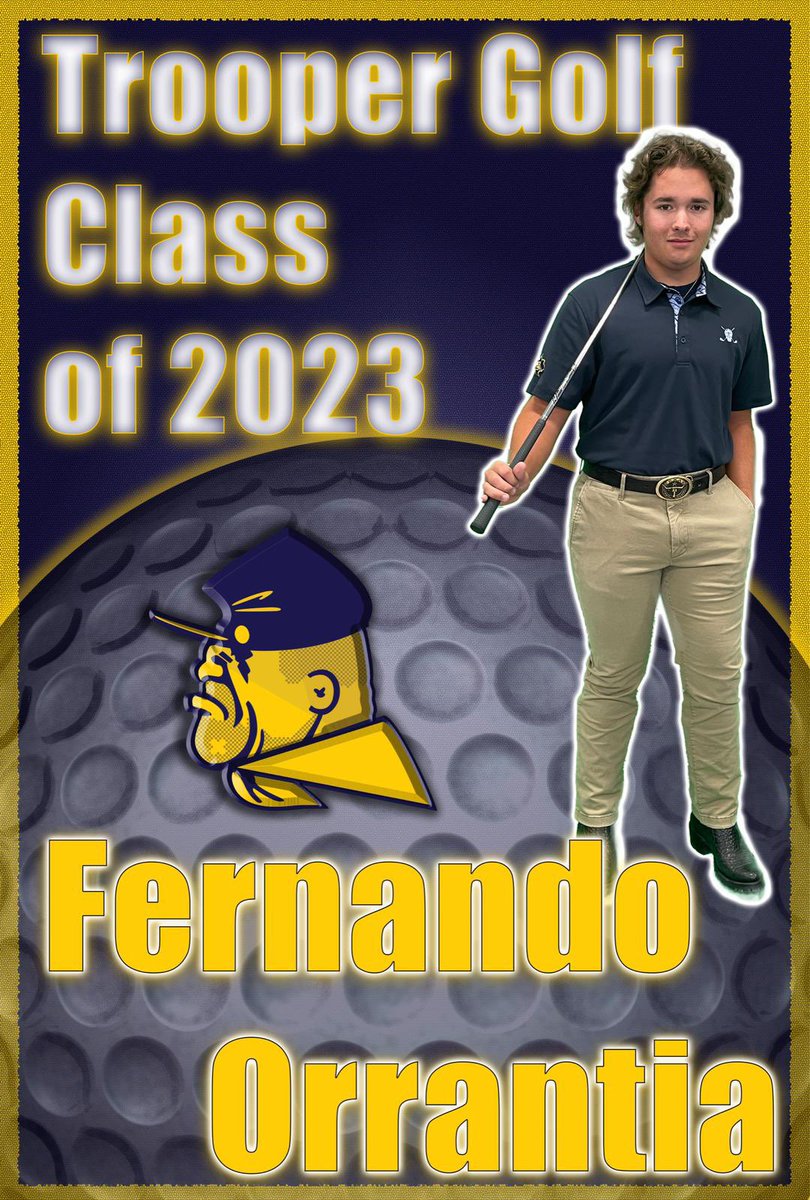 trooper_golf's tweet photo. A huge congratulations to our three graduating seniors: Anthoni Scarola, Gabriel Murillo, and Fernando Orrantia. Also need to recognize Fernando Orrantia for finishing 4TH in his class. Thank you seniors for your leadership with the golf program. https://t.co/8mkZxJtXjA