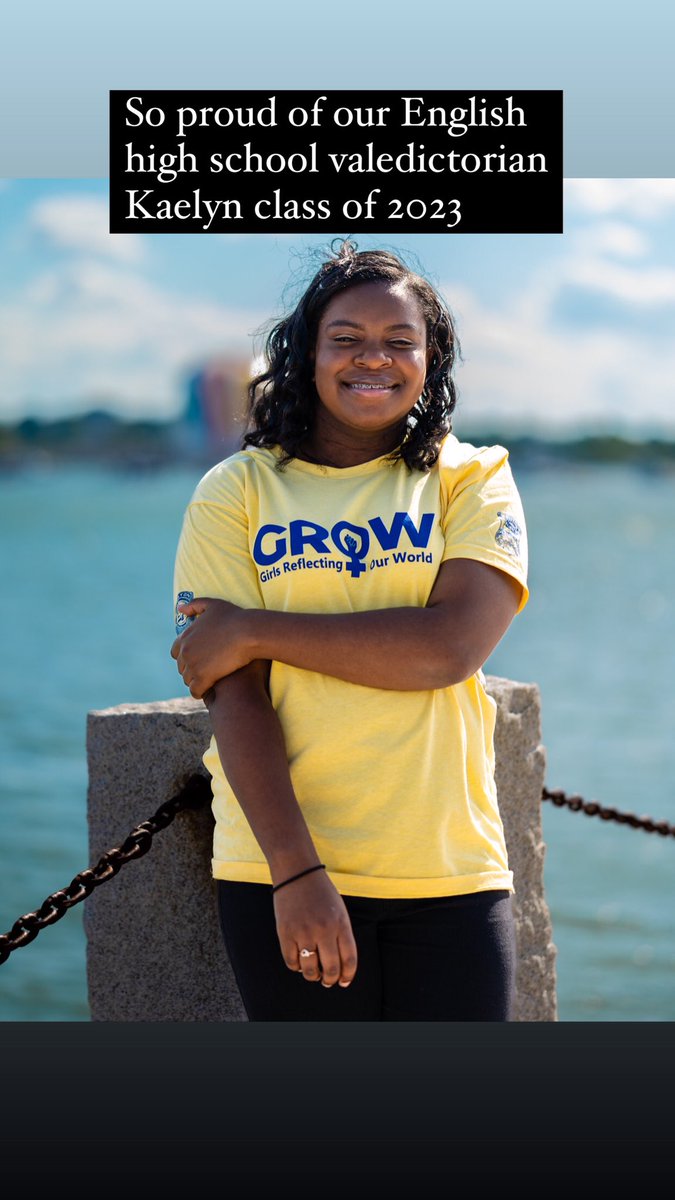 We are so proud of our GROW GIRLS Jakayla Furr and Kaelyn Mcinnis for being their class valedictorian! Northeastern university and Umass Amherst are lucky to be getting these future leaders. Thank you for being apart of our village #growgirls #thisisus this is impact measured.
