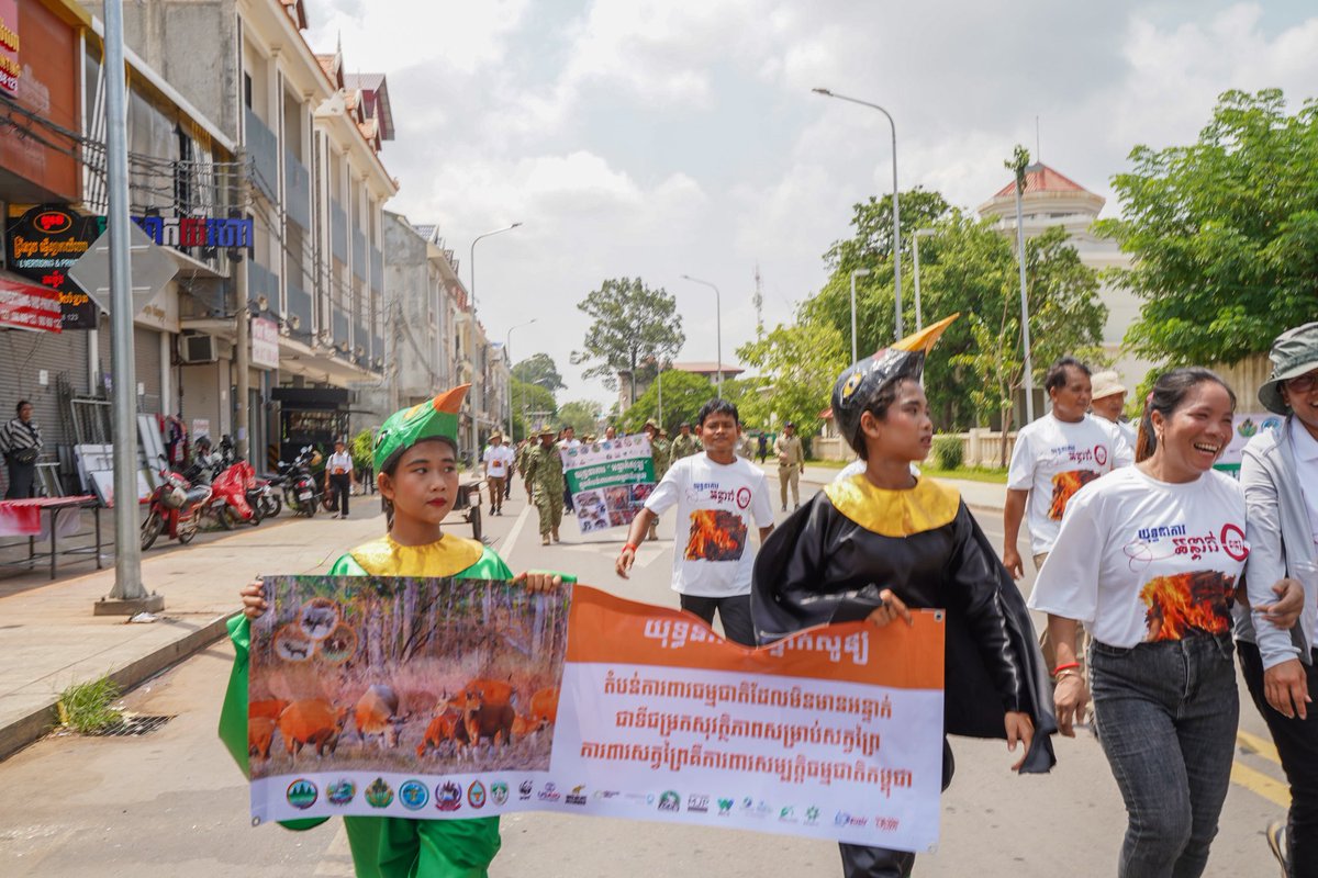 pheaktraneth's tweet photo. #Zerosnaring campaign in #SiemReap to eradicate the snares and illegal huntings in #Cambodia’ protected areas. Cambodia is conducting zero snaring campaign since March 2022 to provide safe habitat to #wildlife, #biodiversity https://t.co/2aj7XHoDkb