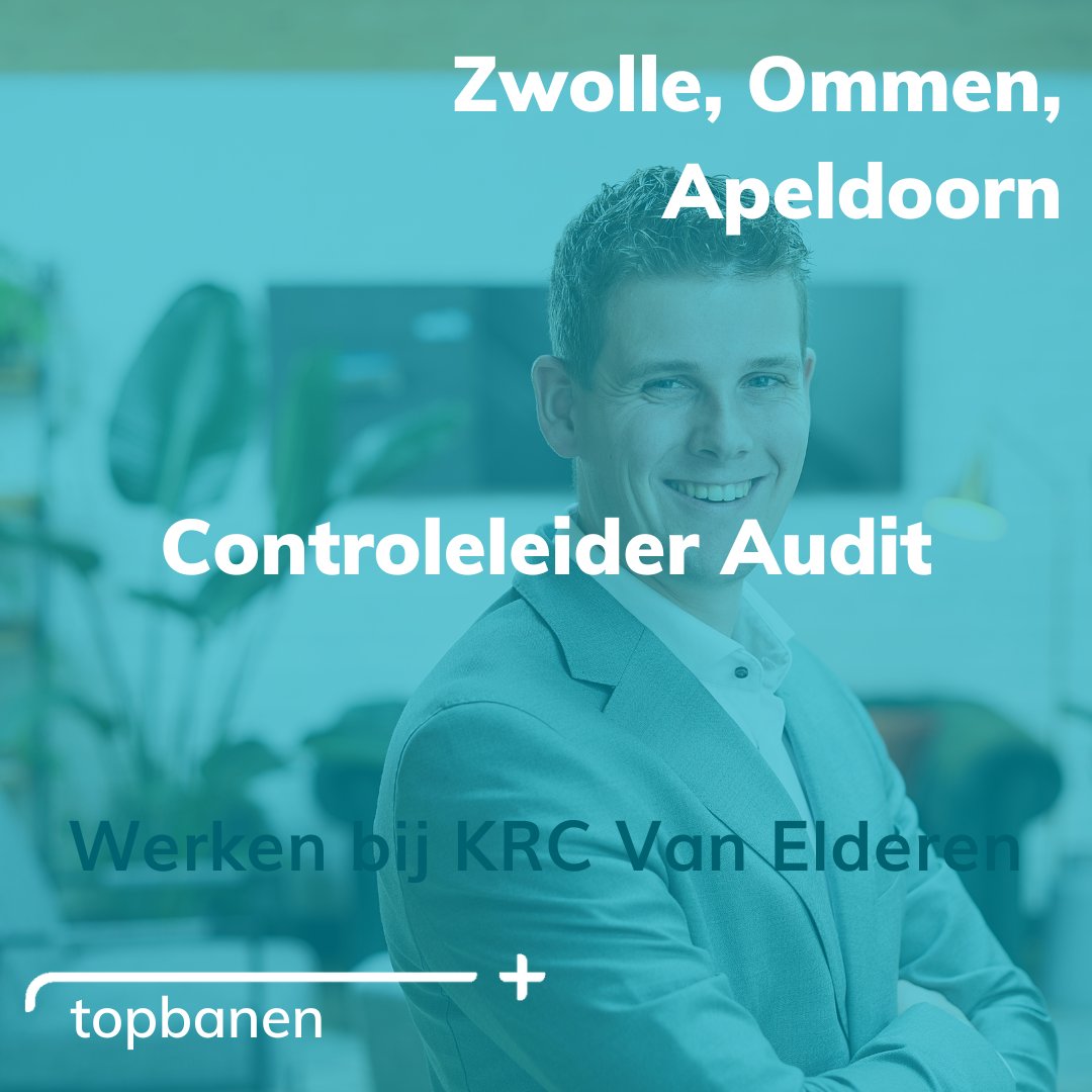 📣 KRC Van Elderen zoekt een Controleleider Audit! 

📍 Mogelijke locaties: Zwolle, Apeldoorn, Ommen. 💼 Uitstekende secundaire arbeidsvoorwaarden en groeimogelijkheden.

Interesse? Klik op de link om te solliciteren: werkenbijkrcvanelderen.nl/vacatures/cont…