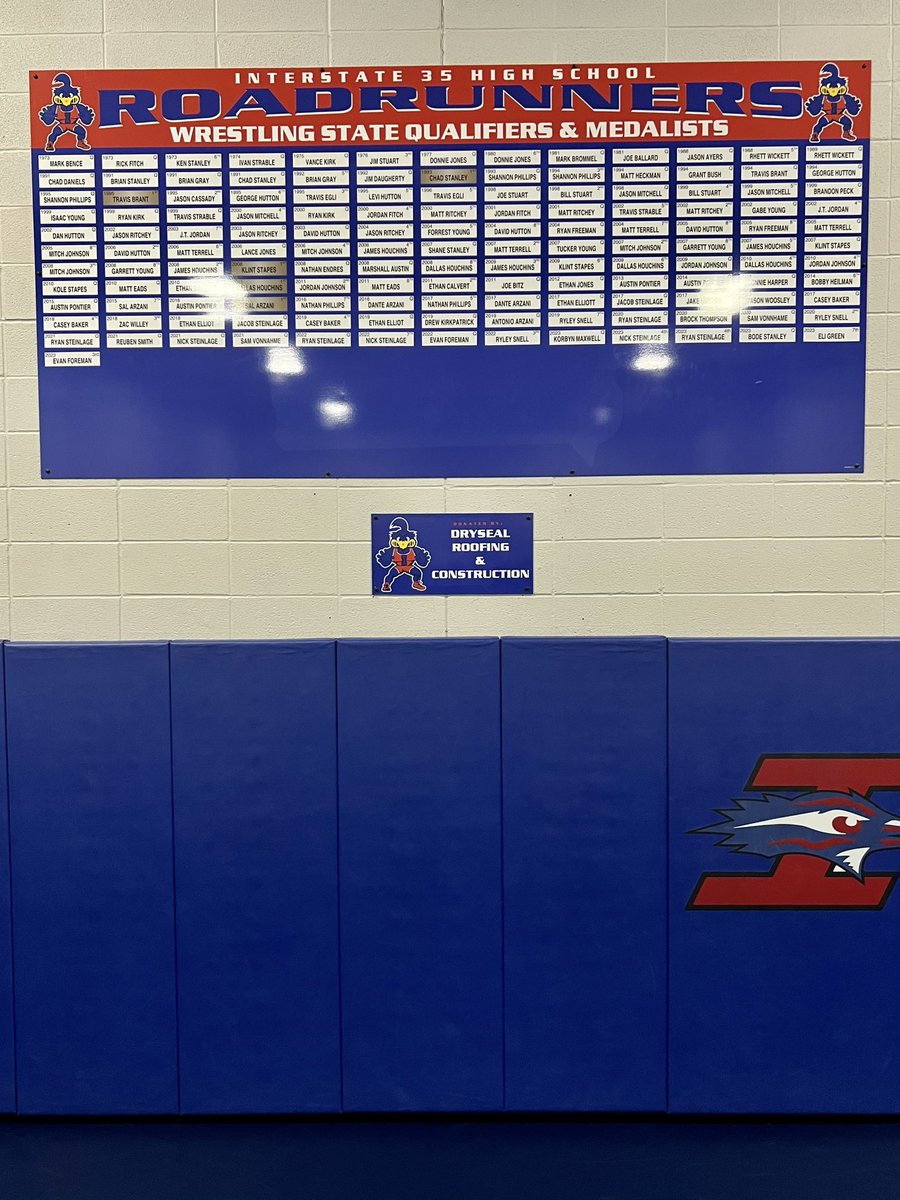 6 new additions were made to the state qualifier and medalists board this morning! Whose next?  

Evan Foreman - 3rd
Nick Steinlage - 4th
Ryan Steinlage - 4th
Eli Green - 7th
Korbyn Maxwell- SQ
Bode Stanley - SQ