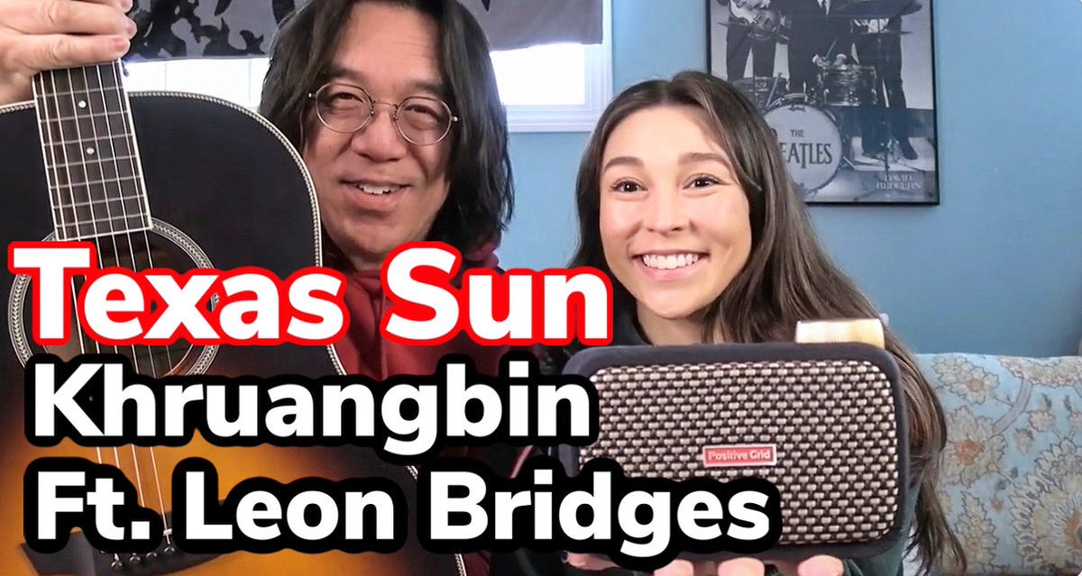 I love this series with my daughter @sammifuj Her choice of music is 🧨 Tomo and Sammi Talk - Texas Sun by @Khruangbin ft. @leonbridges youtu.be/zSN7xMfvUOA Let's learn this song together! #music #song #texassun #khruangbin #leonbridges @PositiveGrid @OrangewoodBrand